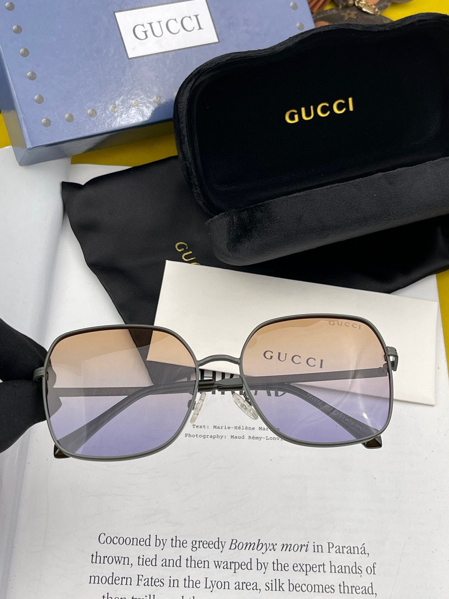 SQUARE FRAME SUNGLASSES G22201 IN METAL - Image 6