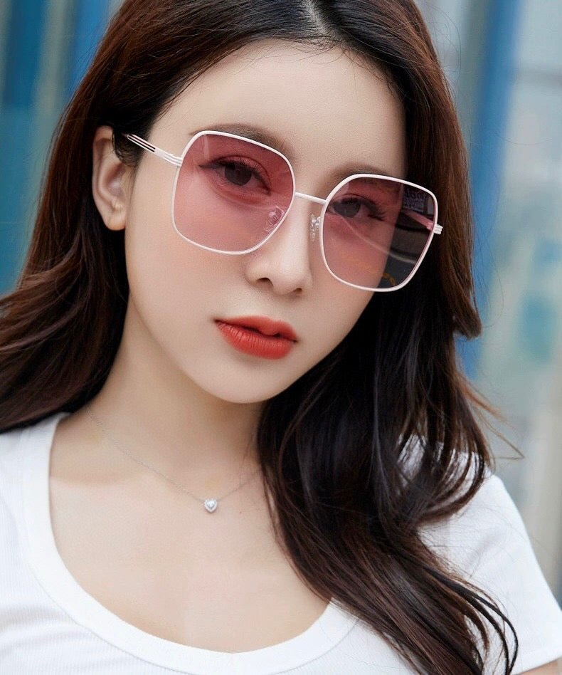SQUARE FRAME SUNGLASSES G22201 IN METAL - Image 8
