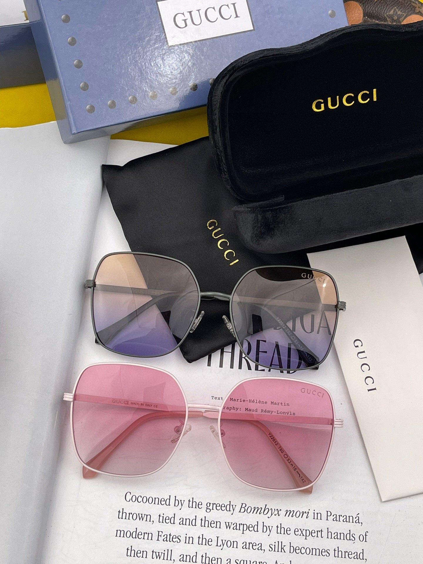 SQUARE FRAME SUNGLASSES G22201 IN METAL - Image 7