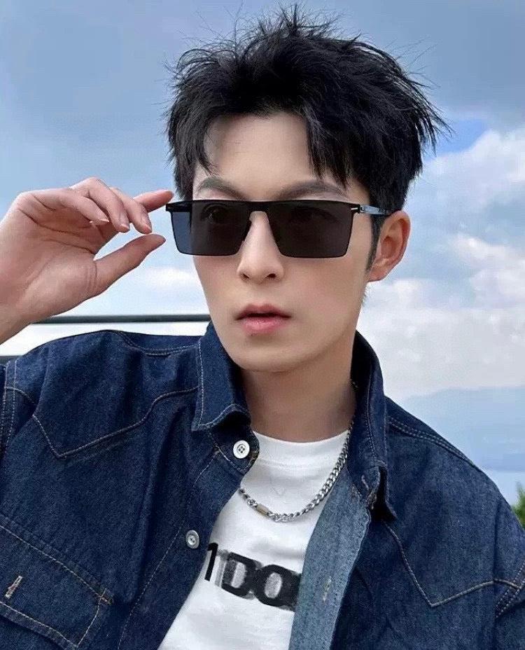 LV Black Gunmetal Double Bridge Sunglasses - Image 8