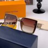 LV Beige Two-Tone Square Gradient Sunglasses