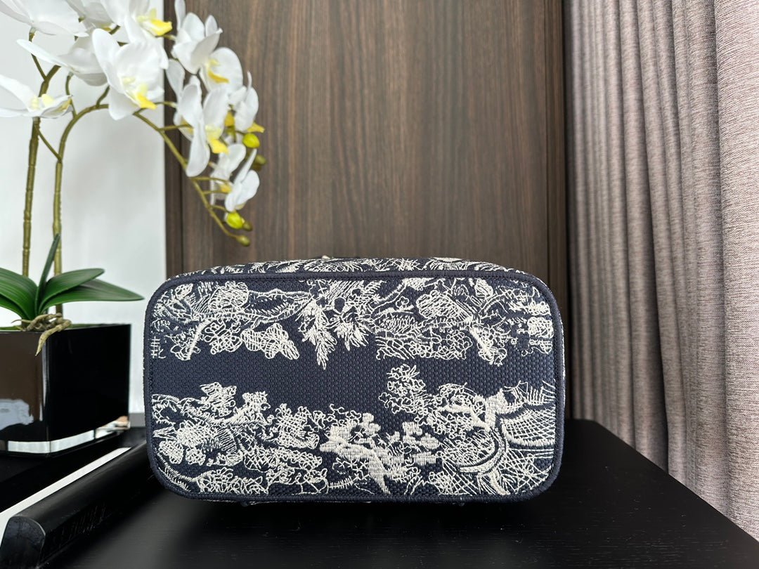Alternative view of Dior Vanity 25 Black Jungle Canvas Bag