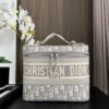 Dior Vanity 25 Grey Oblique Canvas Bag