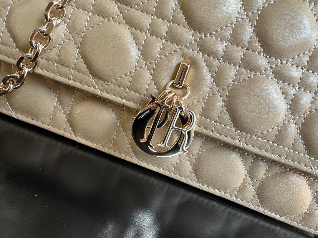 Alternative view of Dior Miss CD Beige Lambskin Cannage Chain Bag