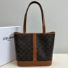 Celine Cabas 26 Tan Canvas Tote