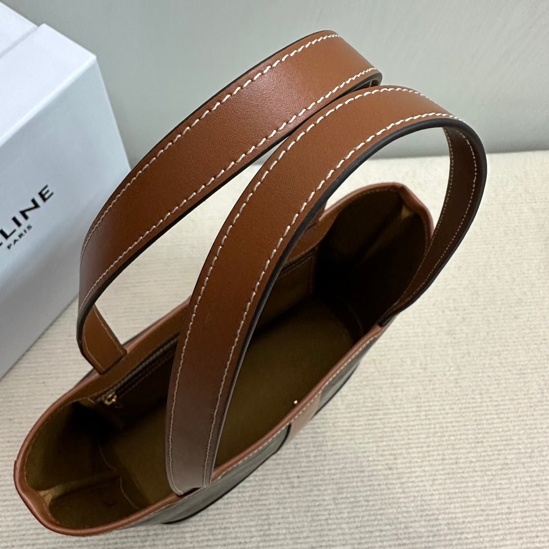 Alternative view of Celine Cabas 26 Tan Canvas Tote