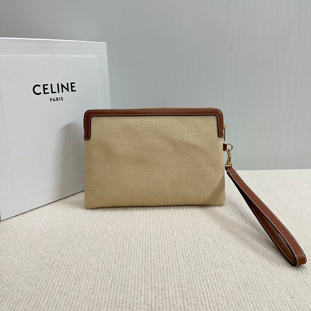 CELINE Fabric Wrist Pouch - Image 7