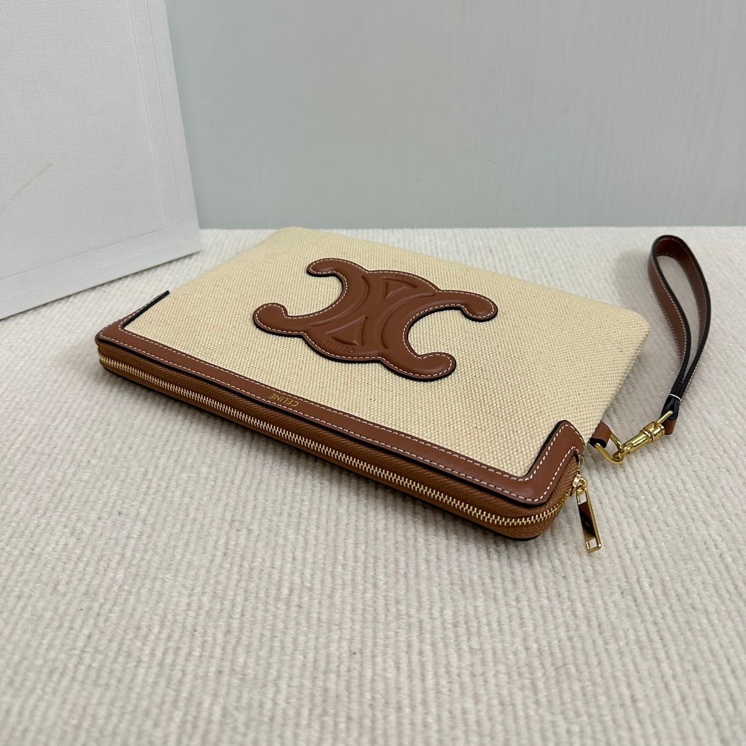 CELINE Fabric Wrist Pouch - Image 8