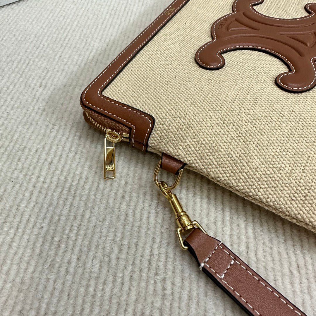 CELINE Fabric Wrist Pouch - Image 9