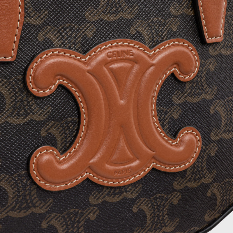 Alternative view of Celine Oval 24 Canvas Calf Trim Handbag