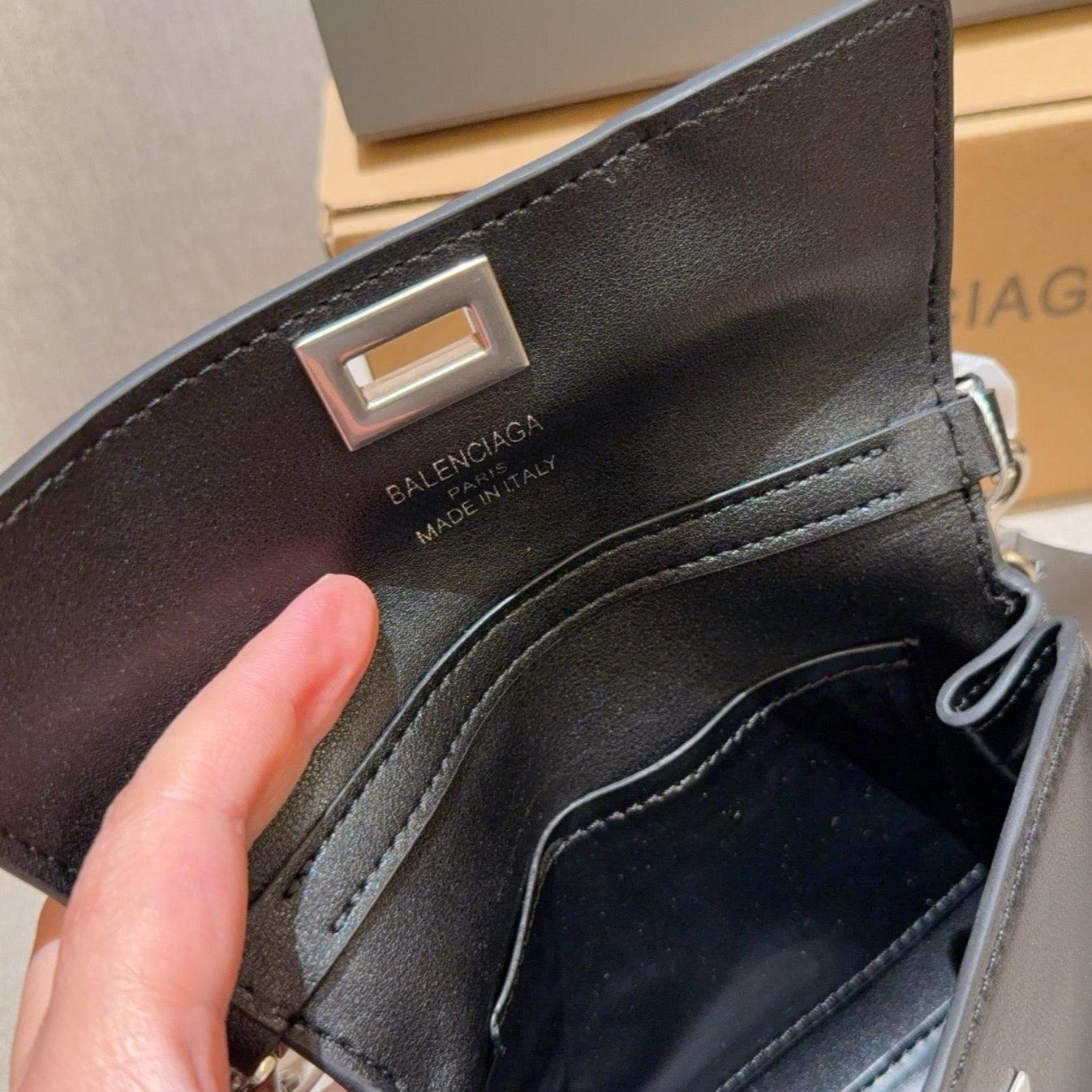Alternative view of Balenciaga Rodeo Nano 17cm Black Silver Calfskin