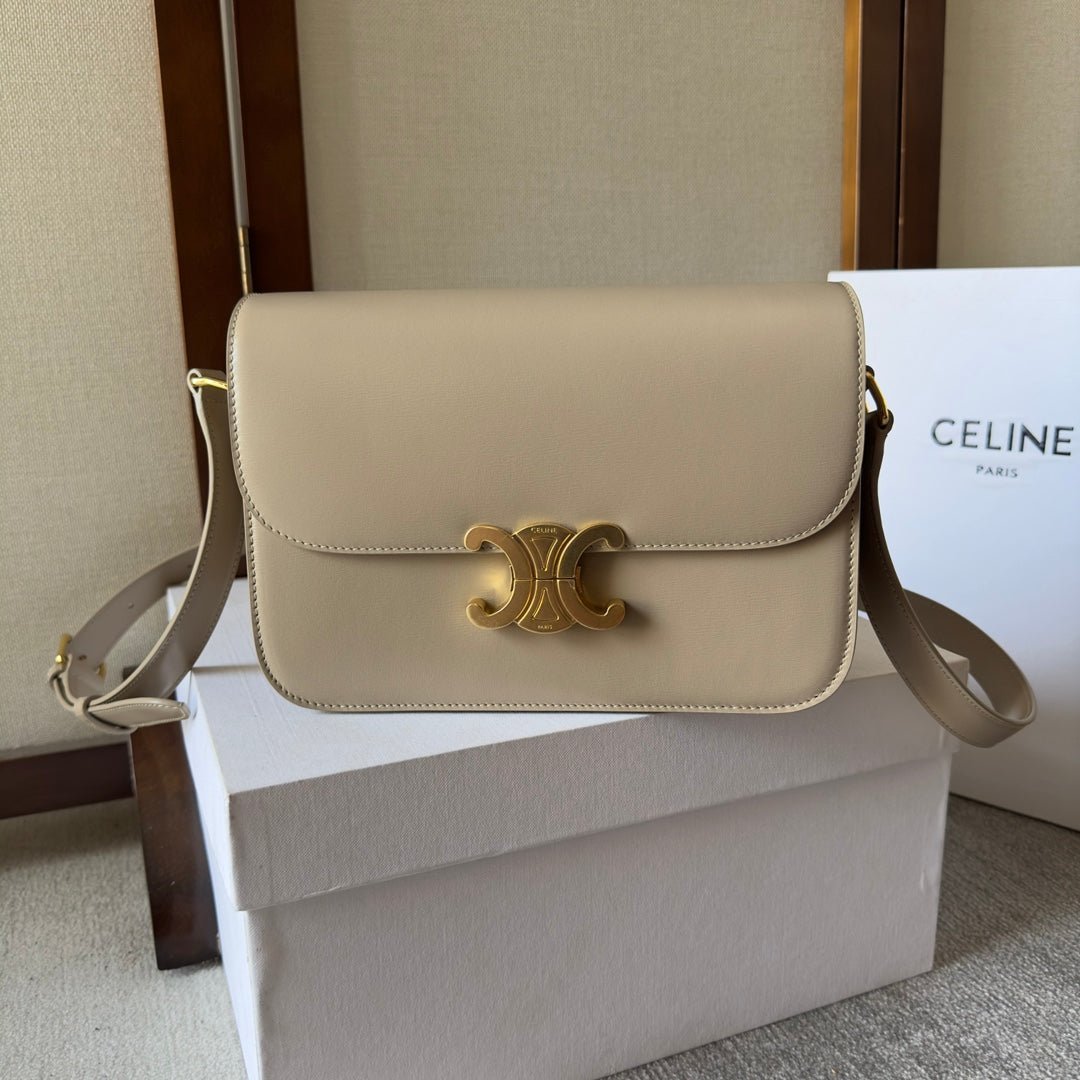 Celine Classique 22 Beige Calfskin Bag