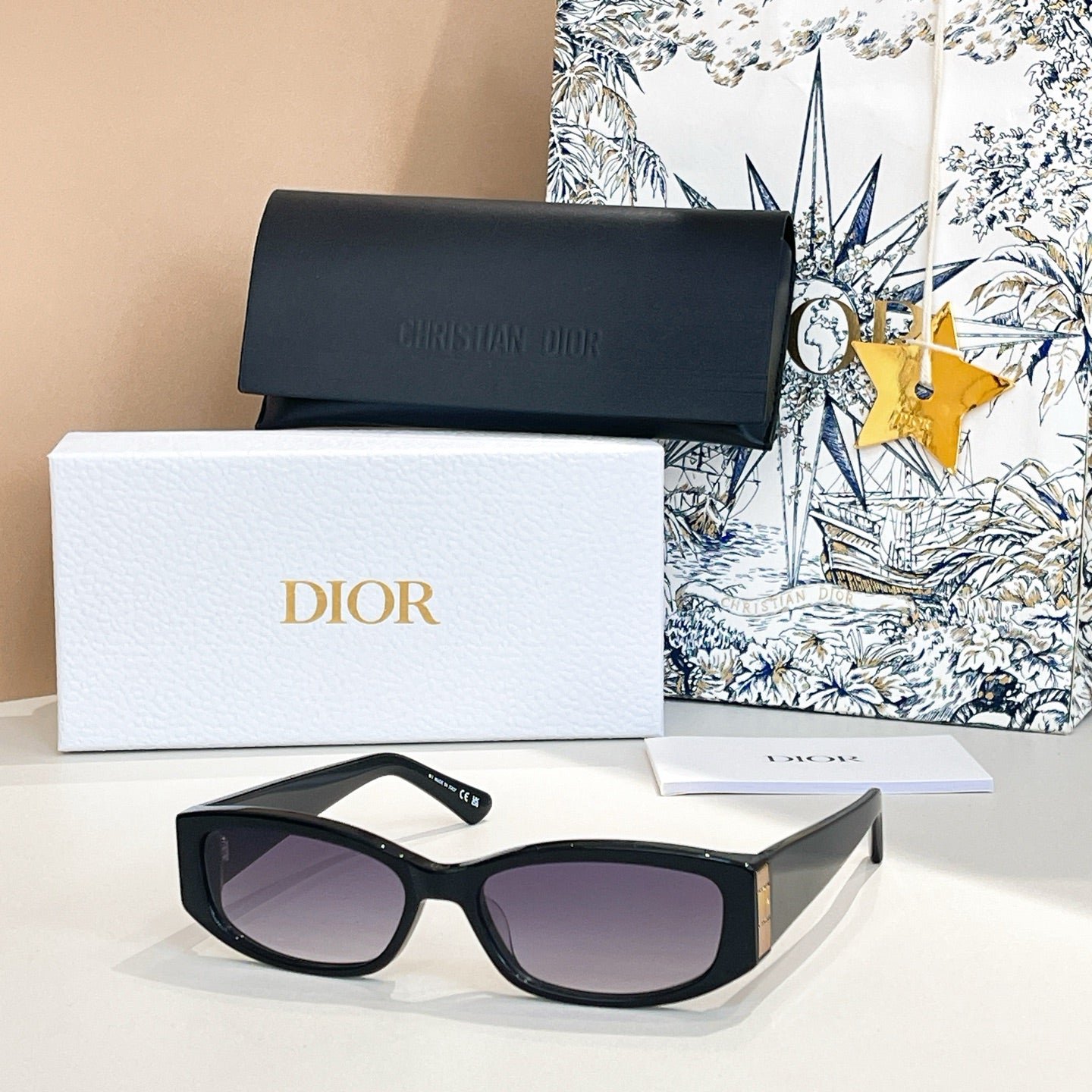 Alternative view of DIOR MONTAIGNE SUNGLASS GLOW S1I IN ACETATE