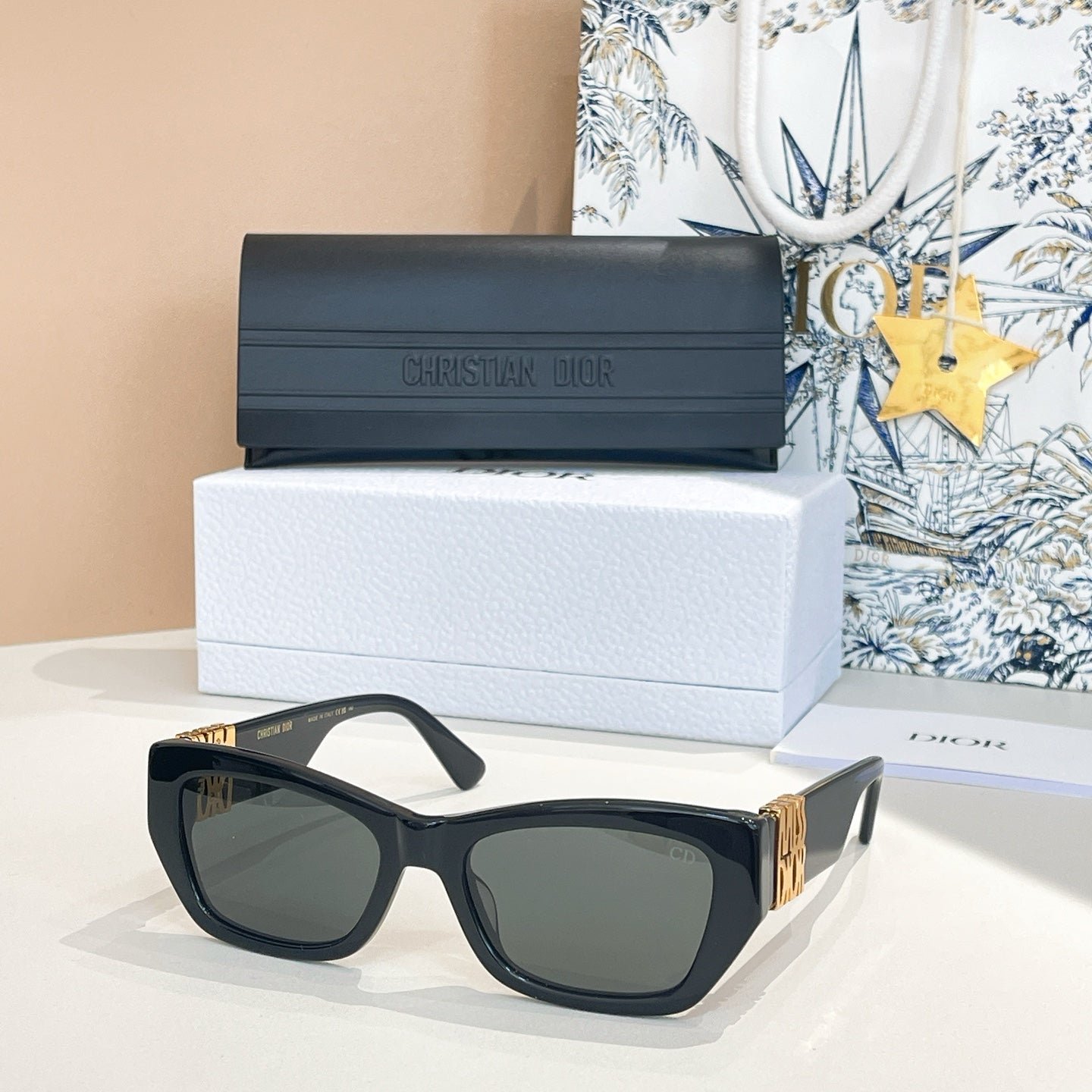 Alternative view of DIOR MONTAIGNE SUNGLASS MISSS1F 581621 IN ACETATE