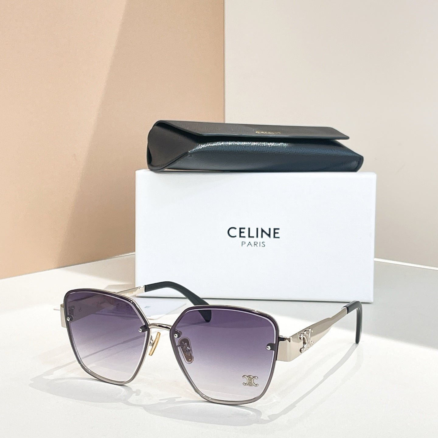 CELINE Tortoise Gold Eyewear - Image 3