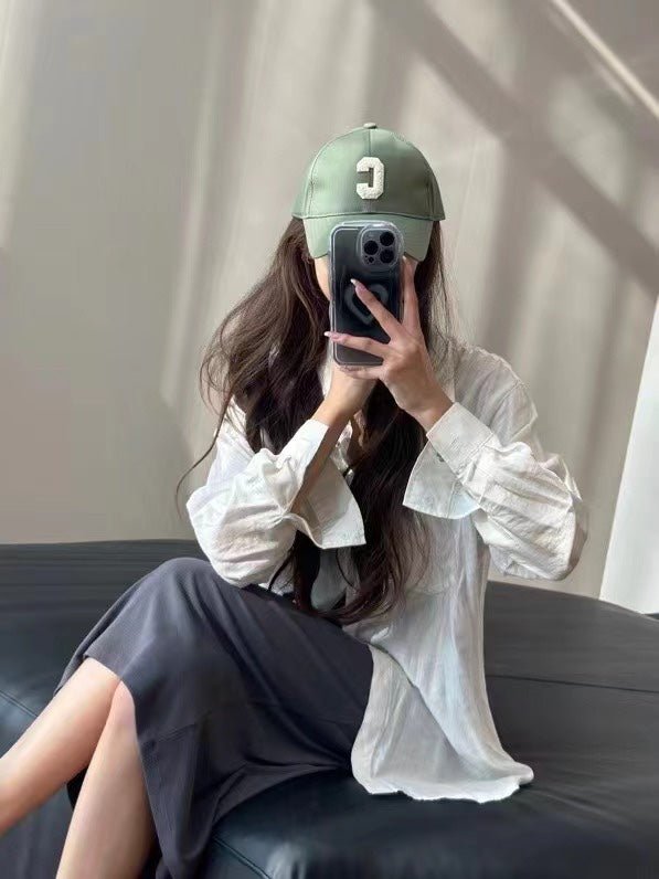 Celine C Logo Green Cotton Baseball Cap - Image 8