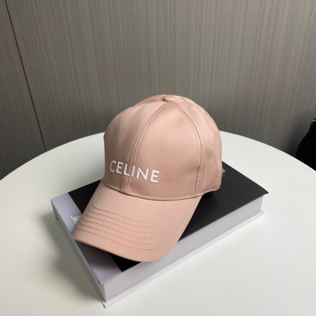 Celine Classic Letter Cotton Baseball Cap
