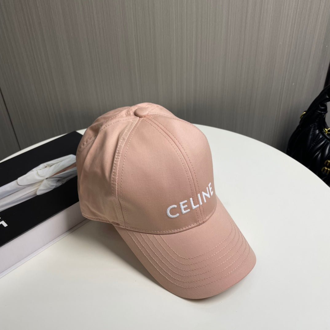 Celine Classic Letter Cotton Baseball Cap - Image 3
