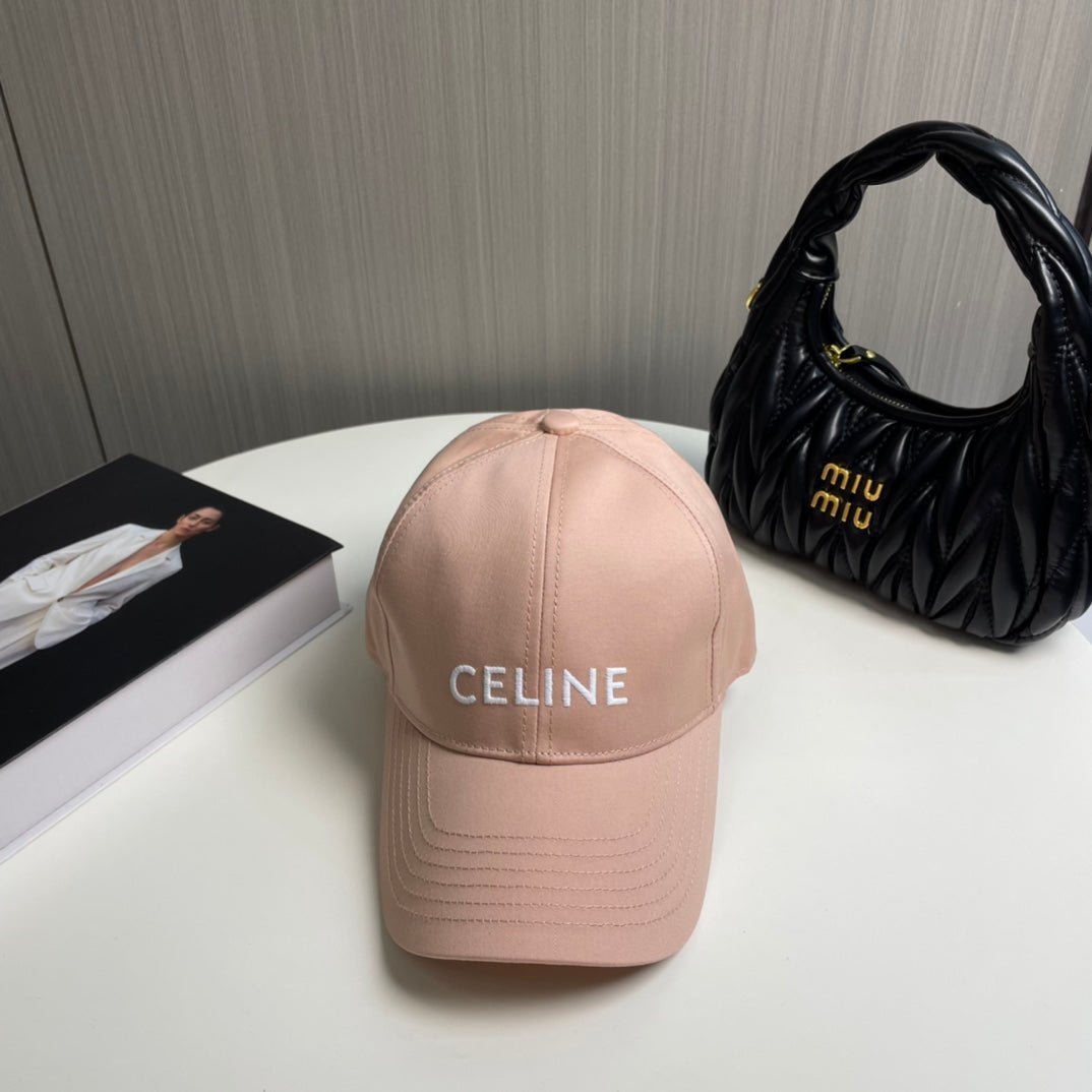 Celine Classic Letter Cotton Baseball Cap - Image 5