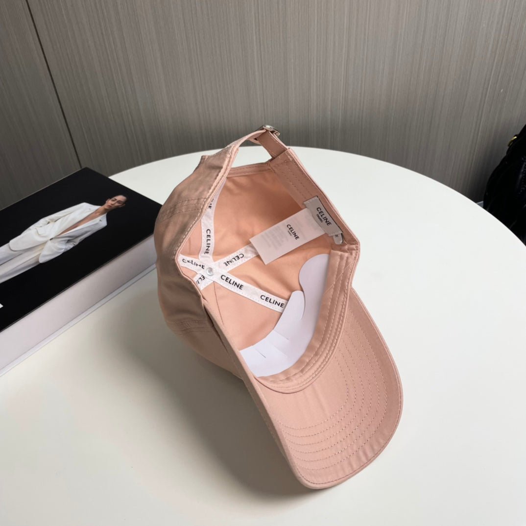 Celine Classic Letter Cotton Baseball Cap - Image 6
