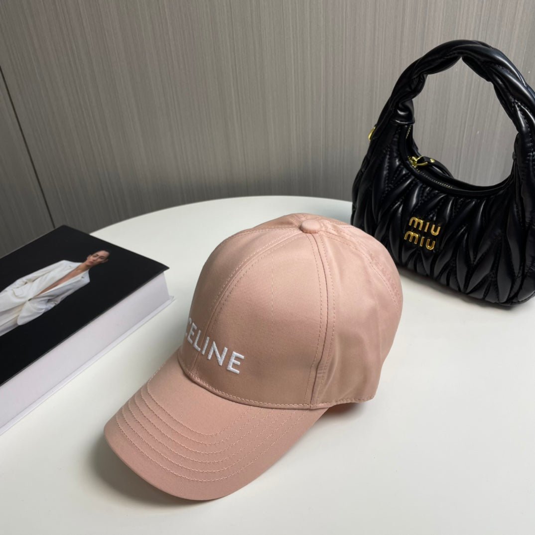 Celine Classic Letter Cotton Baseball Cap - Image 4