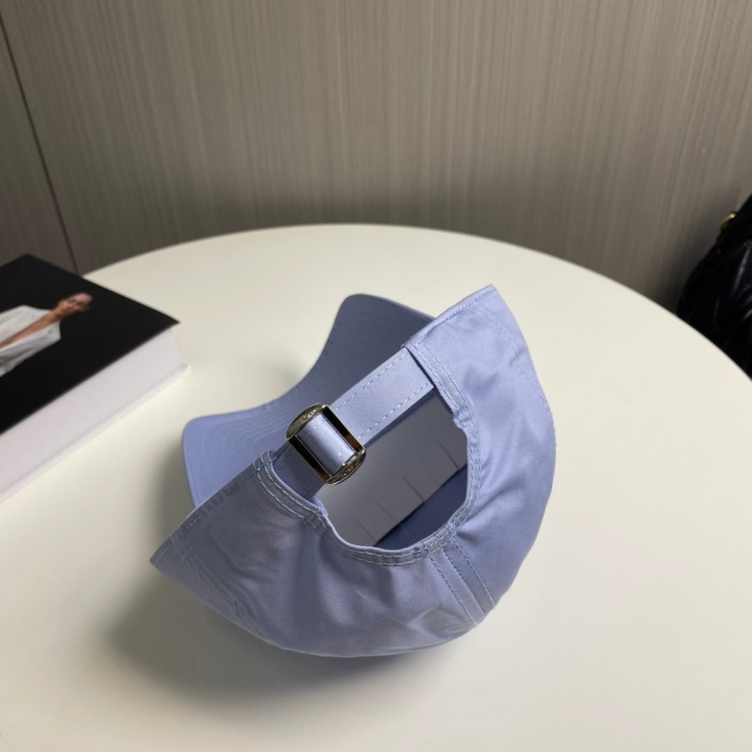 Celine Triomphe Light Purple Cotton Cap - Image 7