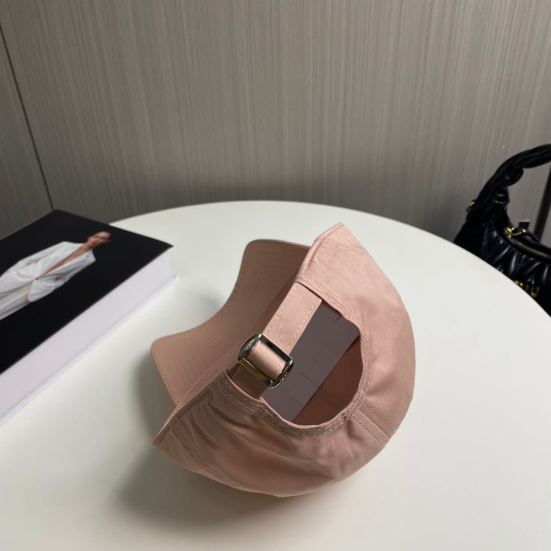 Celine Light Pink Cotton C Baseball Cap - Image 8