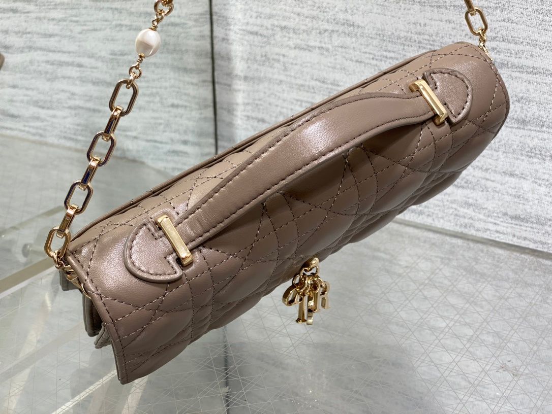 Dior My CD Mini 21 Dark Brown Patent Lambskin - Image 9