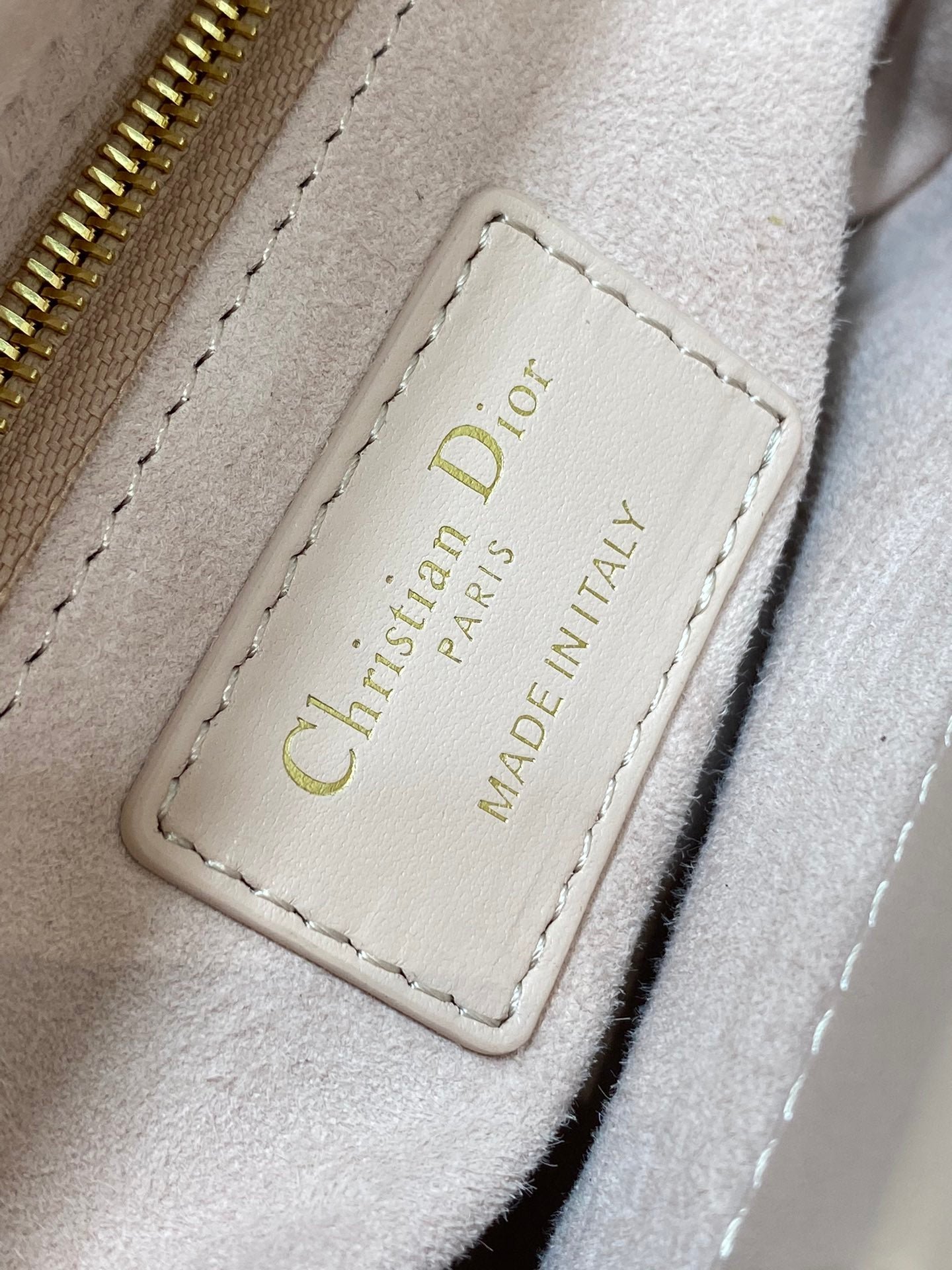 Dior Lady Series Light Pink Matte Lambskin Handbag - Image 6
