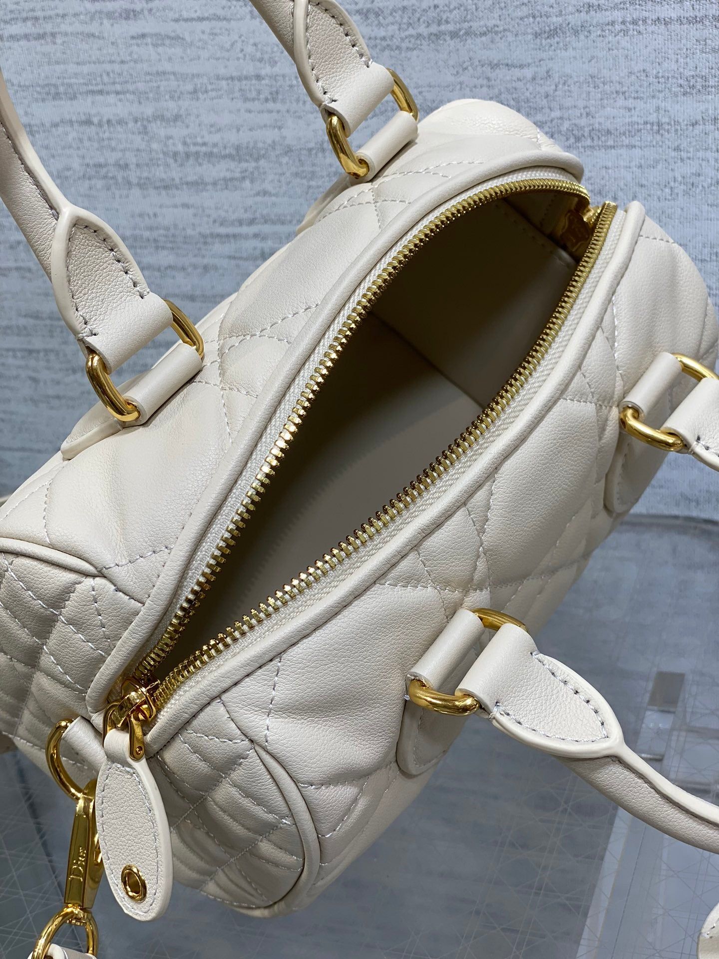 Dior Groove Series Cream White Lambskin Casual Bag - Image 8