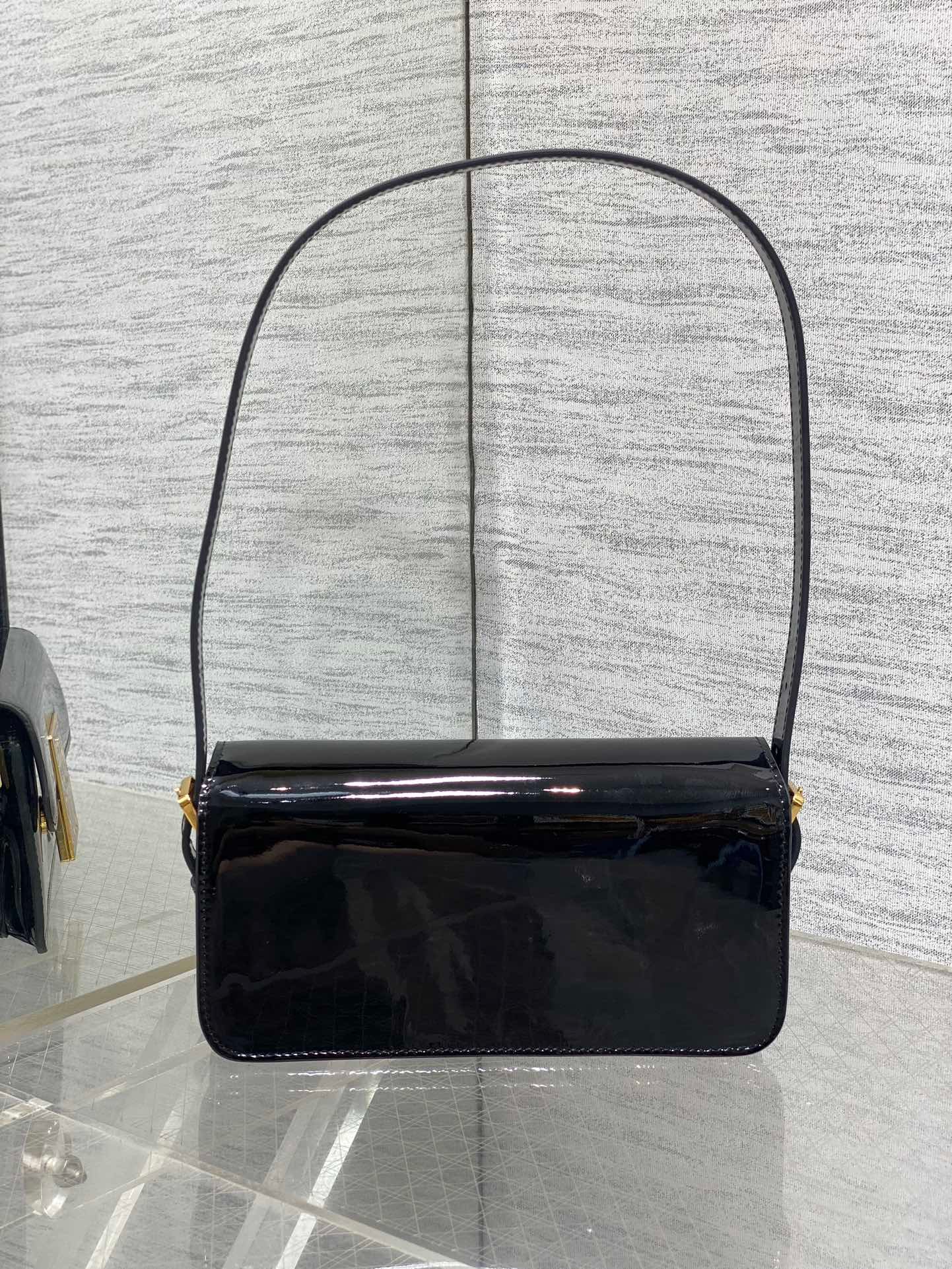 Alternative view of Dior Miss Dior 18 Black Patent Calfskin Bag