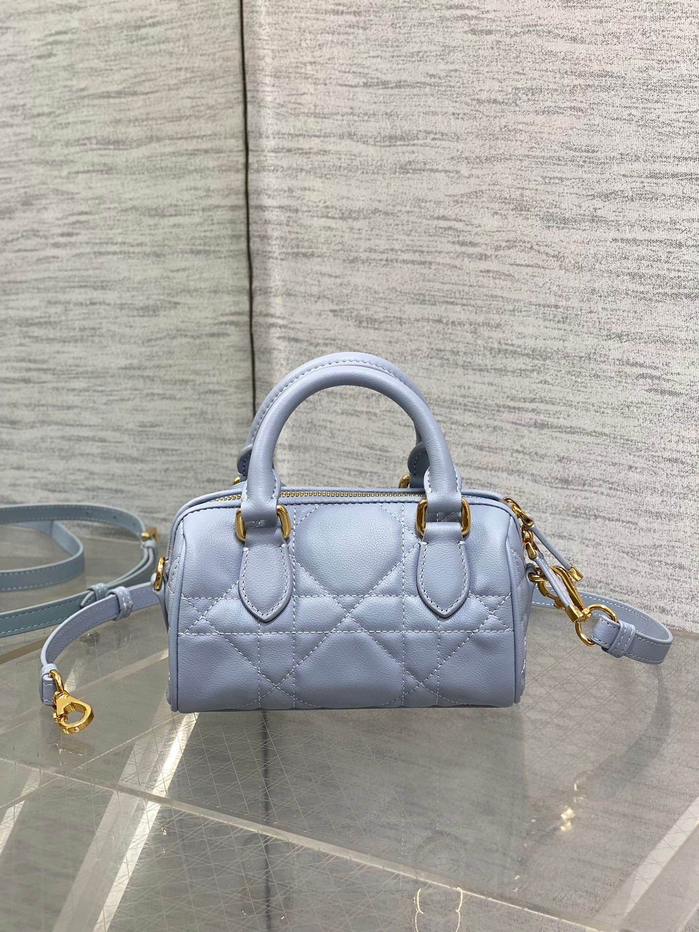 Alternative view of Dior Groove Series Light Blue Lambskin Mini Bag