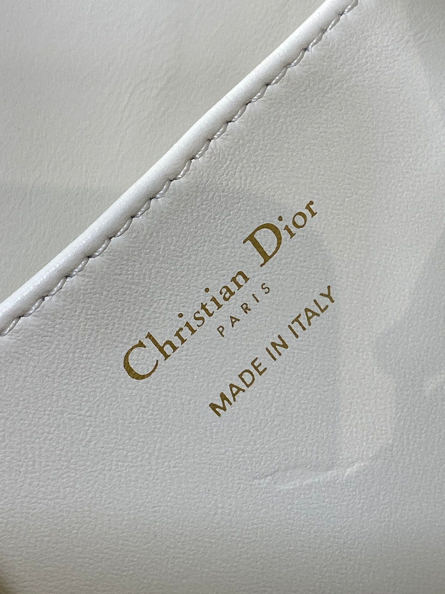 Dior Caro Flap Backpack White Quilted Lambskin - Image 6