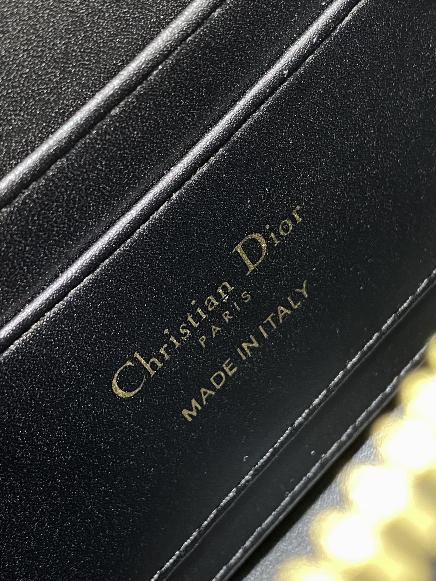 Dior Groove Series Black Grained Calfskin Barrel Bag - Image 9