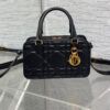 Dior Groove Series Black Grained Calfskin Barrel Bag