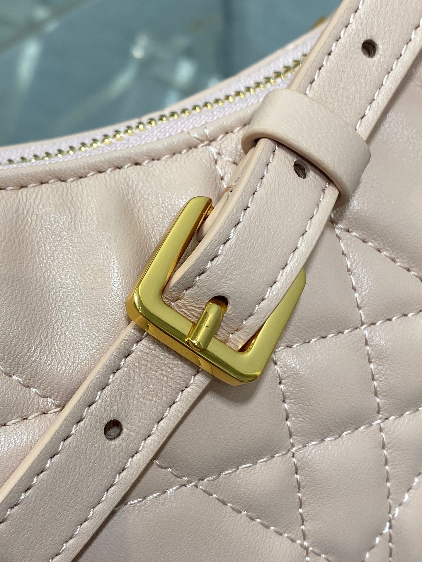 Dior Miss Caro Series Light Pink Lambskin Quilted Bag - Image 7