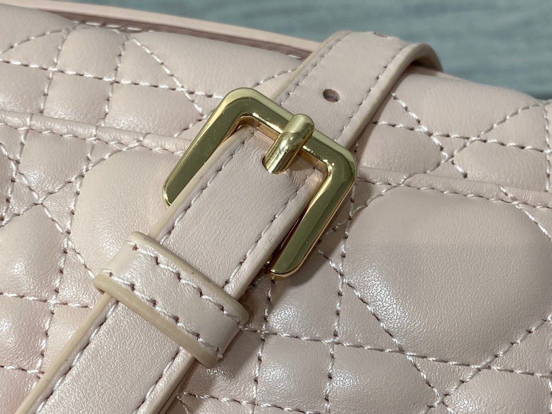 Dior Mini Series 24 Pastel Pink Patent Calfskin Daily Bag - Image 8