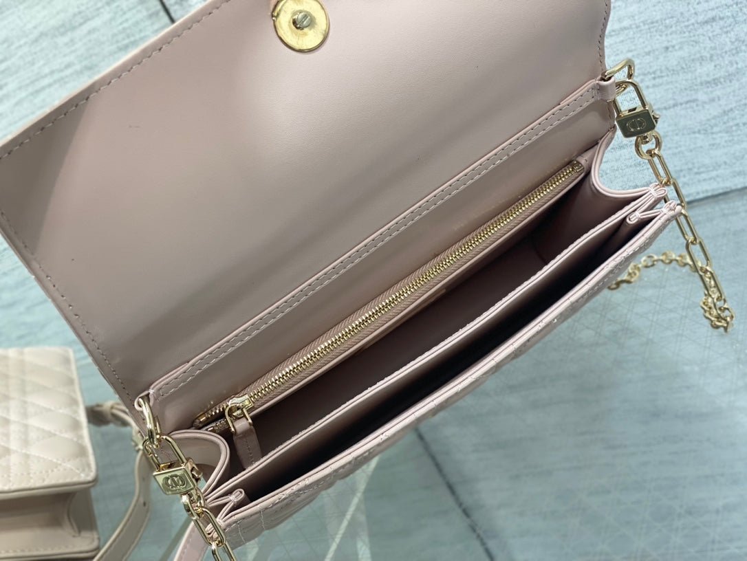 Dior Mini Series 24 Pastel Pink Patent Calfskin Daily Bag - Image 6