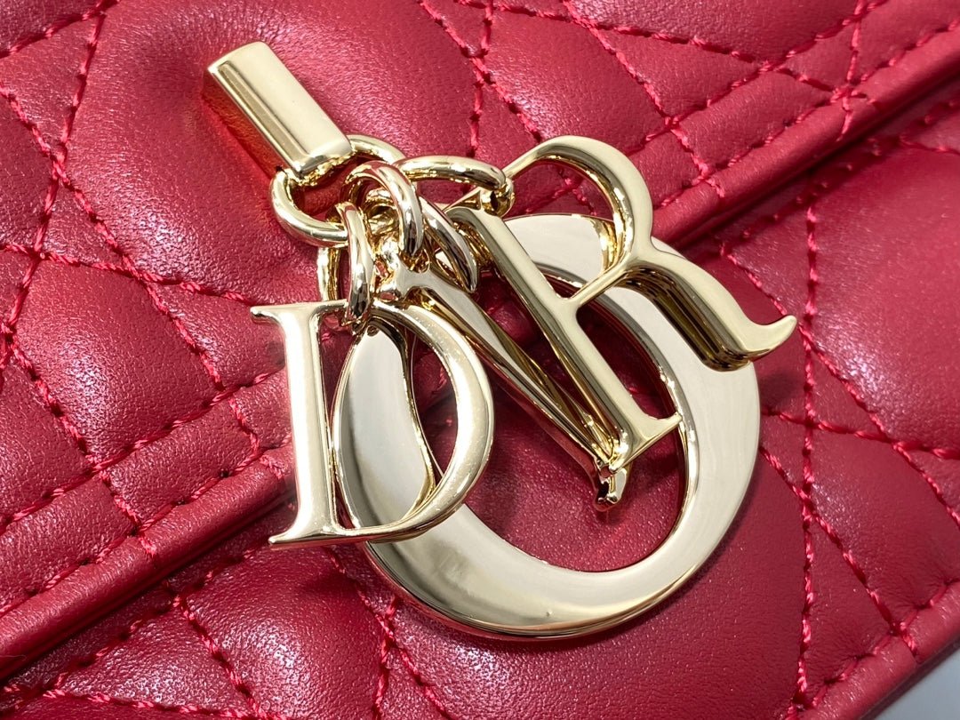 Dior Mini Series 24 Ruby Red Patent Bag - Image 4