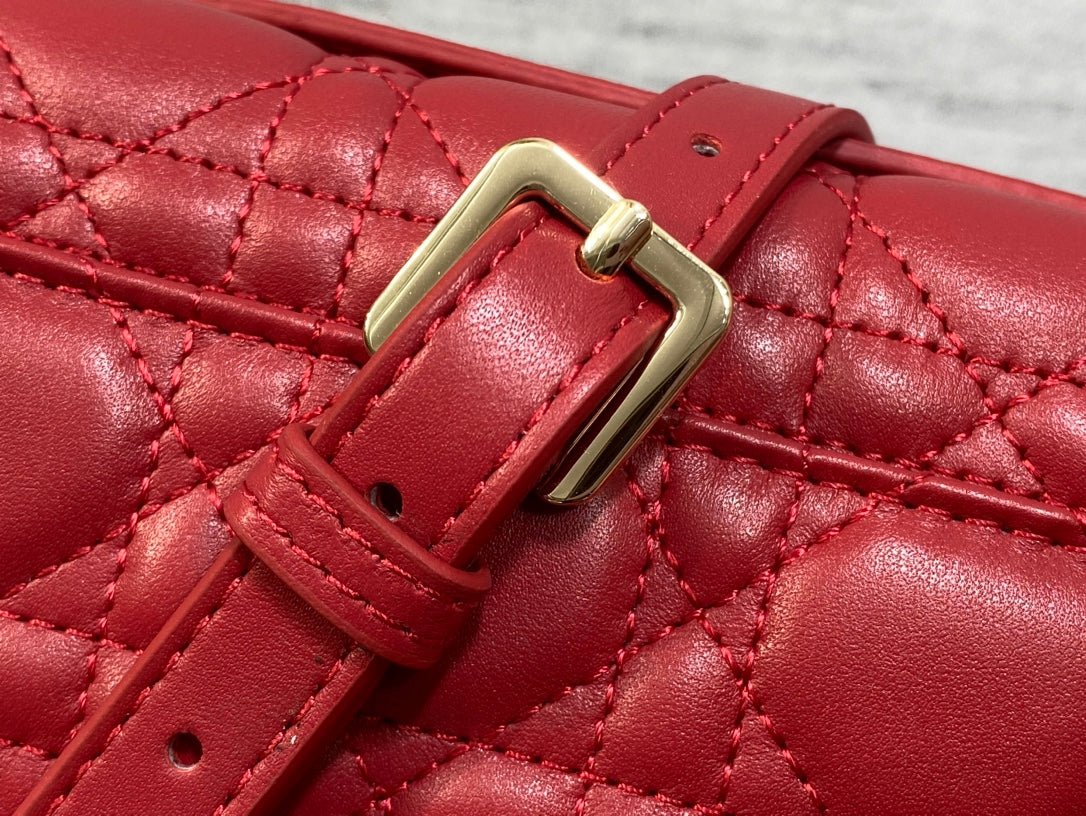 Dior Mini Series 24 Ruby Red Patent Bag - Image 5