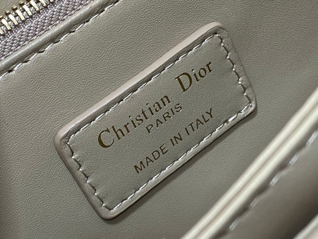 Dior Mini Series 24 Camel Beige Patent Calfskin Bag - Image 6