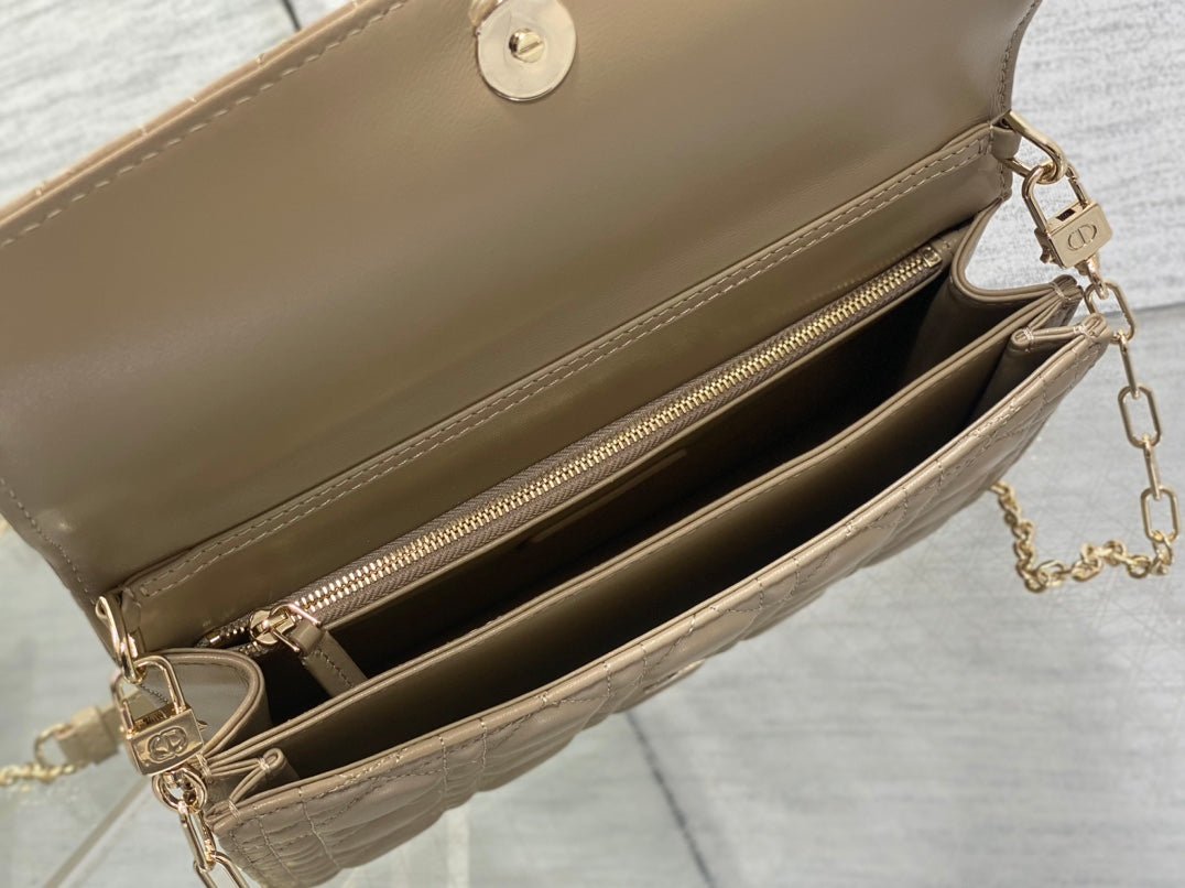 Dior Mini Series 24 Camel Beige Patent Calfskin Bag - Image 4