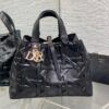 Dior Always Medium Black Quilted Calfskin Tote
