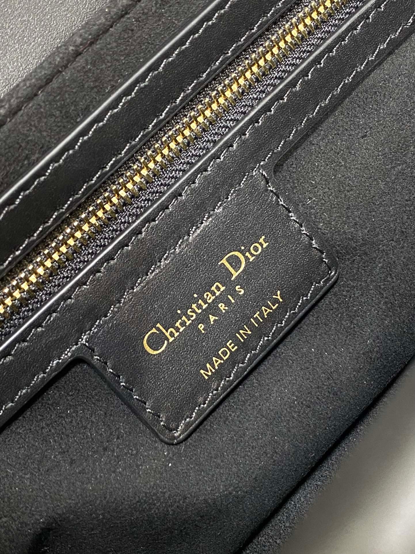 Dior Small Jolie Black White Tweed Chain Bag - Image 5