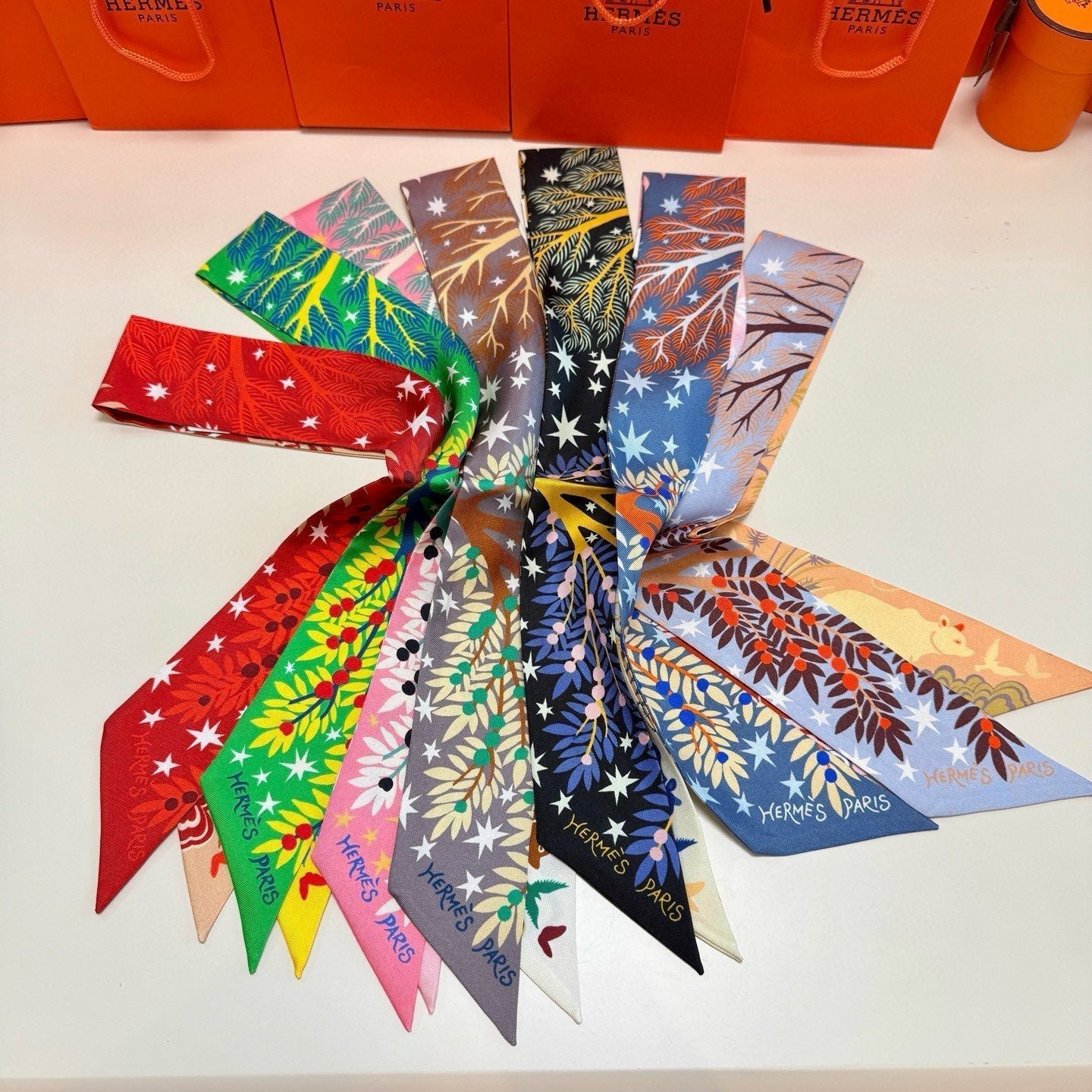 Hermès Silk Lion Print Scarf - Image 7