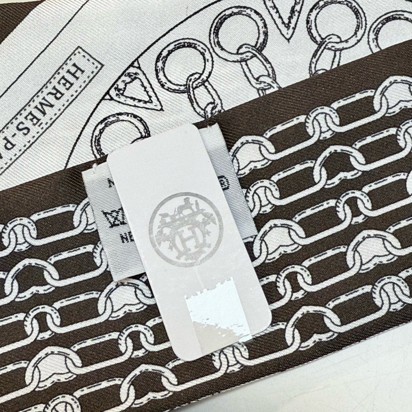 HERMES HERMES 25S SCARF 90 IN SILK 856721 - Image 9