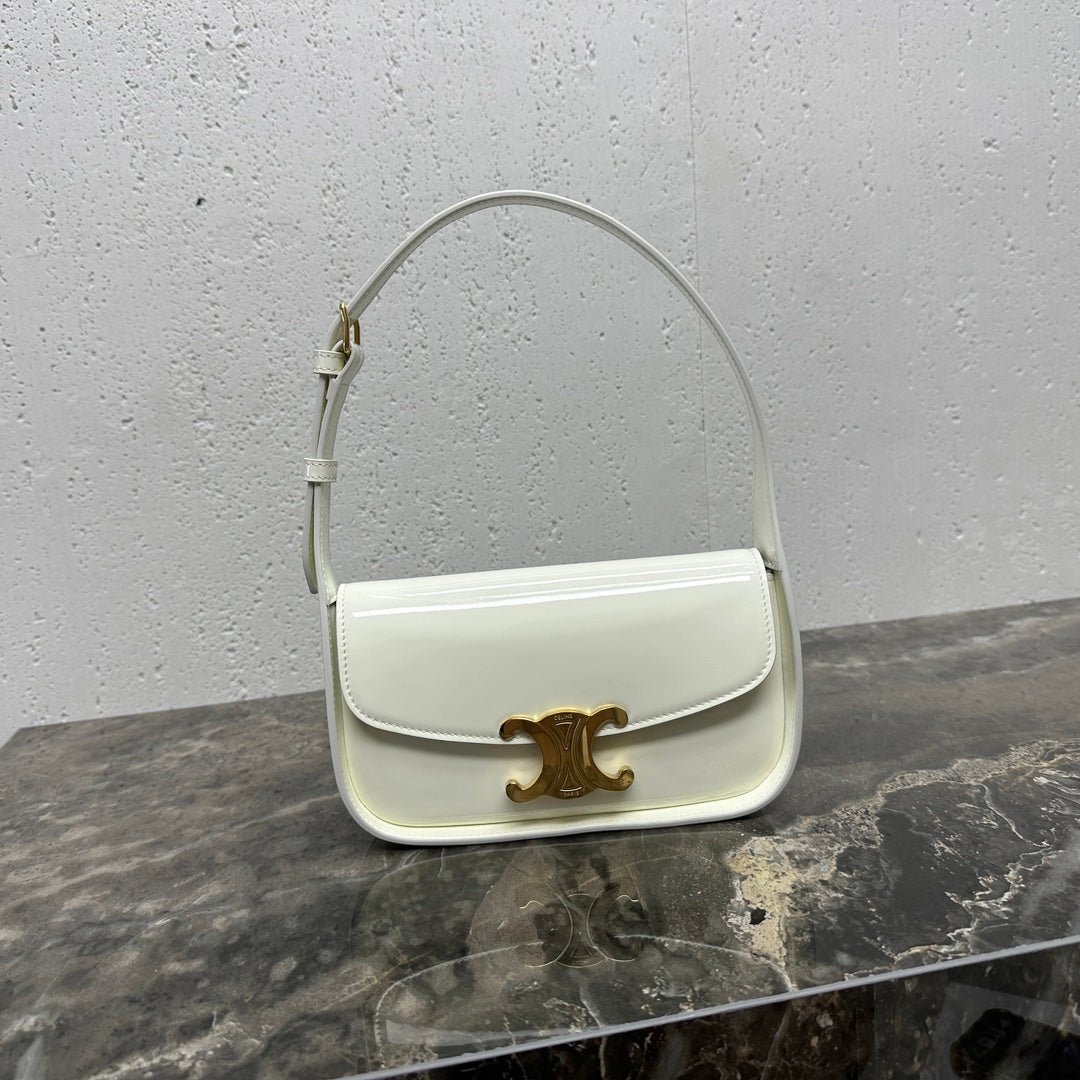 Celine Shoulder 20 Patent Calfskin Bag