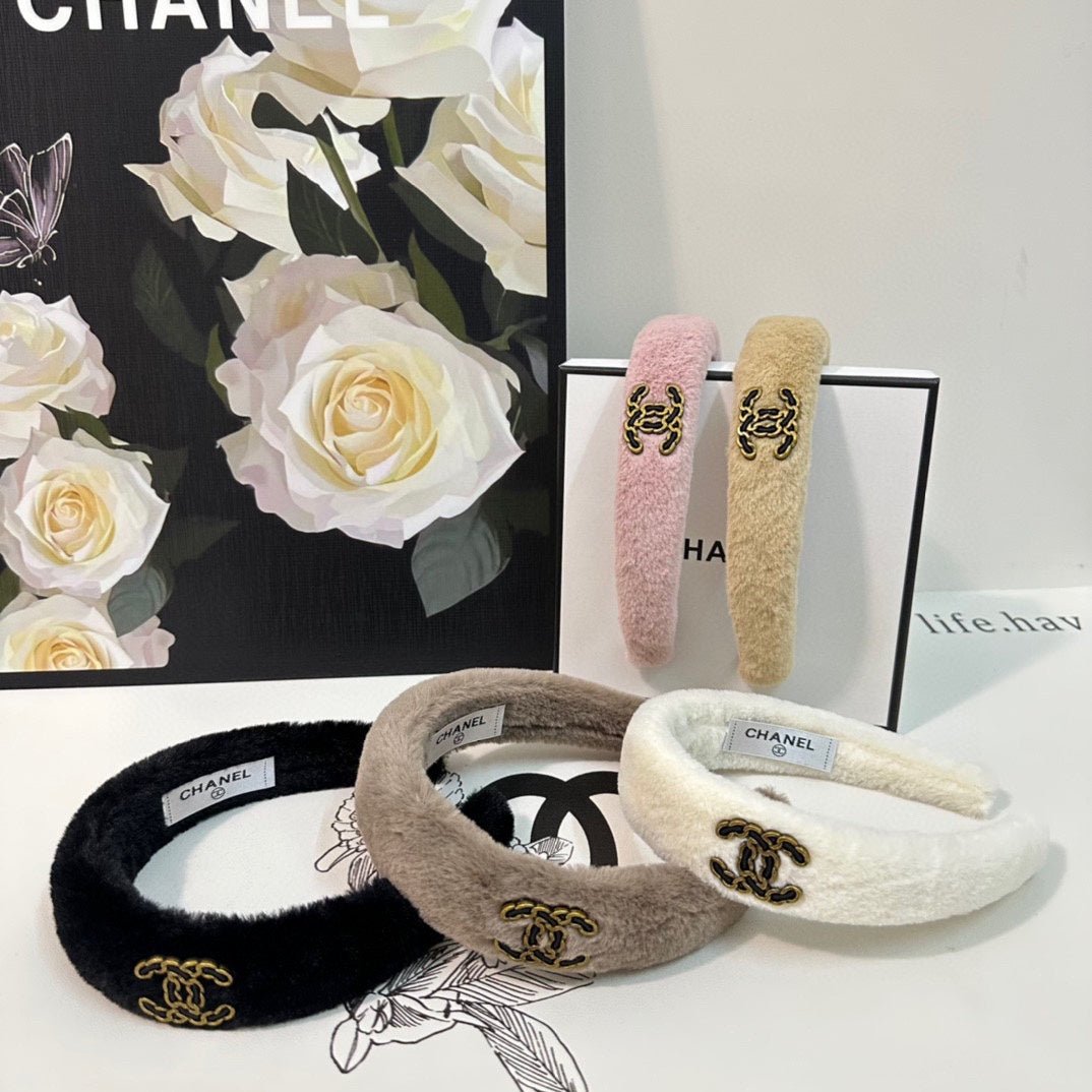 Chanel Brown Plush Fleece Embroidered CC - Image 9
