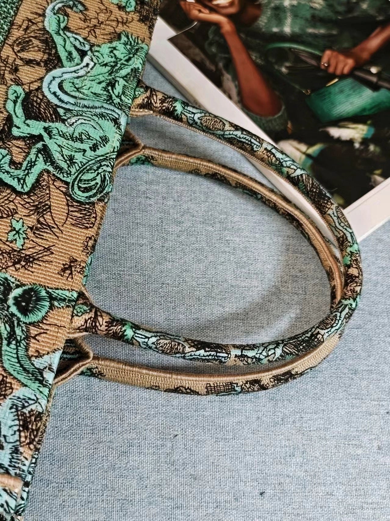 Dior Book Tote 36 Tiffany Blue Bag - Image 9