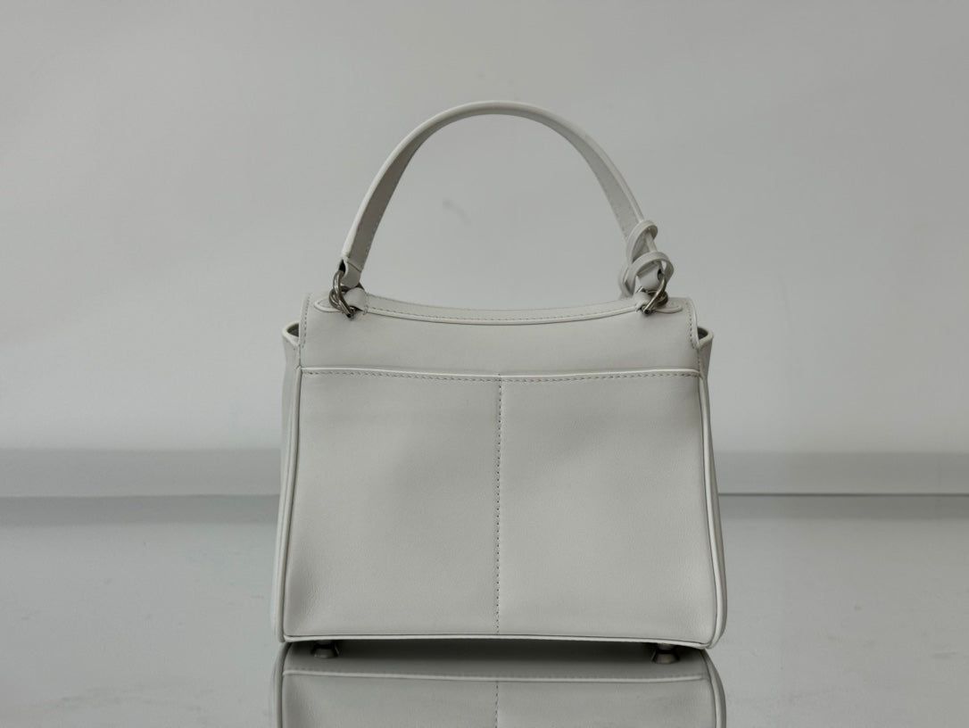 Balenciaga Rodeo Mini 22cm White Calfskin - Image 10
